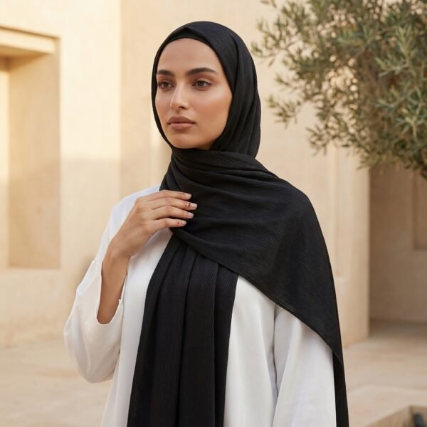 crinkle chiffon hijab